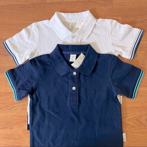 Lot of 2 NWT Baby Gap polo shirts - Picture 1 of 9
